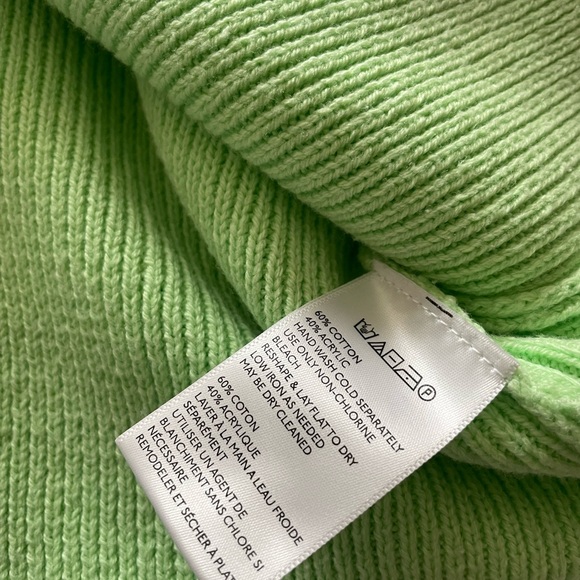 Urban Outfitters XS Cotton Blend Ribbed Crop Sweater - Picture 6 of 6